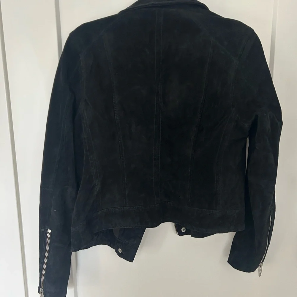 Blank NYC Black Suede Leather Jacket - Picture 4 of 4